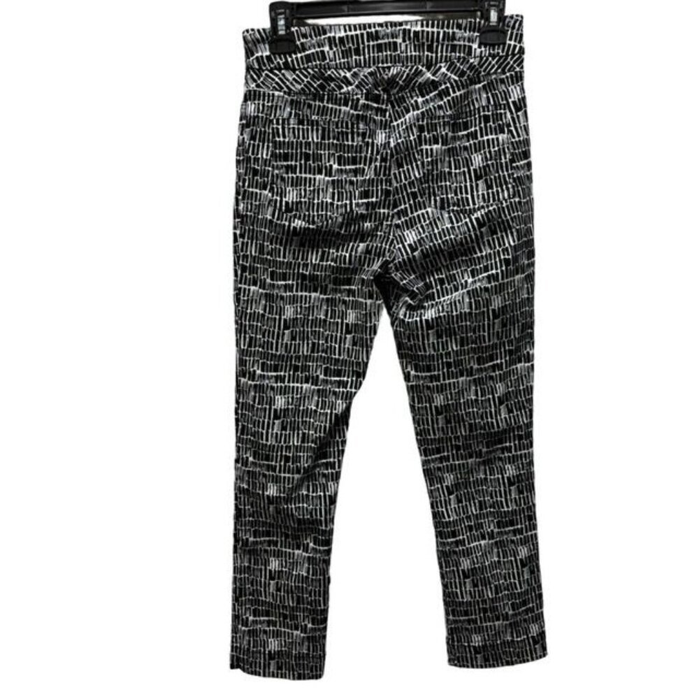 Soft Surroundings Womens XS Black & White Patterned Pants Stretch - Picture 2 of 7